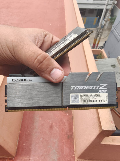 G.SKILL Trident Z RGB 16GB (2 x 8GB) DDR4 3200MHz CL16 Used RAM