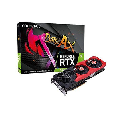 COLORFUL RTX 3060 Ti NB Battle AX Triple Fan 8GB Used GPU