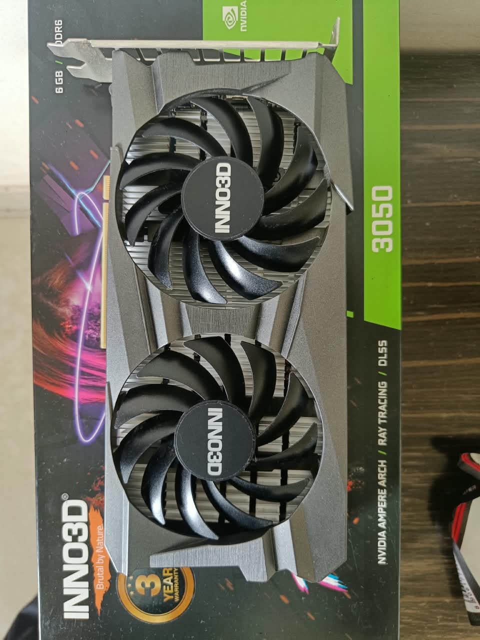 INNO3D Nvidia Geforce RTX 3050 6Gb Twin X2 Used GPU