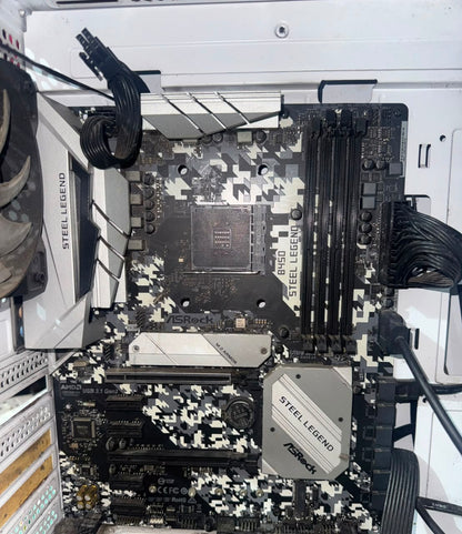 ASRock B450 Steel Legend AM4 ATX Used Motherboard