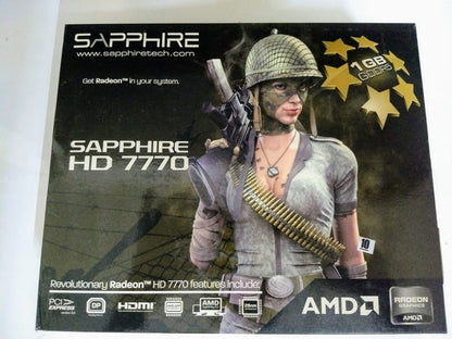 Sapphire HD 7770 GDDR5 1 GB Used GPU
