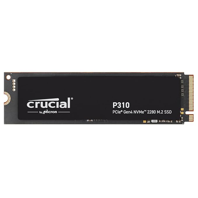 Crucial P310 4TB PCIe Gen4 2280 NVMe M.2 SSD Up to 7,100MB/s Used SSD