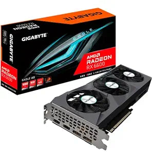 GIGABYTE Radeon RX 6600 Eagle Triple Fan 8GB Used GPU