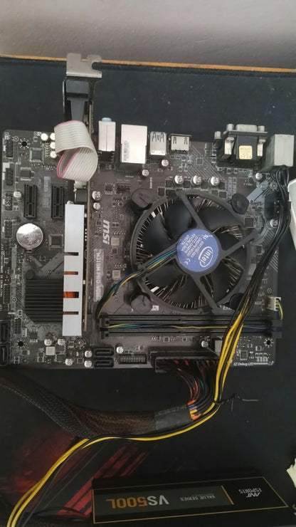 Intel Core i3-9100F + MSI H310M PRO VDH MOTHERBOARD (Processor+Motherboard) Used COMBO