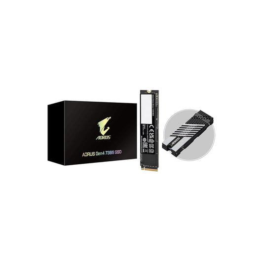 GIGABYTE AORUS Gen4 7300 2TB PCIe 4.0 (R - 7300MB/s, W - 6850MB/s) NVMe M.2 2TB Used SSD - Computify.in