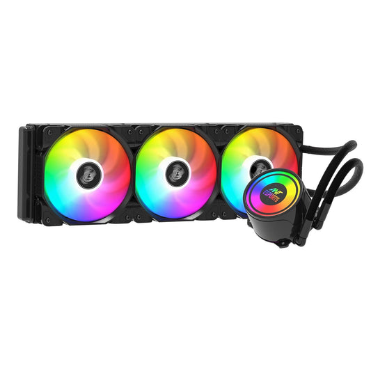 Ant Esports ICE-360 360mm Addressable RGB 2600 RPM AIO I CPU Liquid Cooler - Black Used CPU Cooler