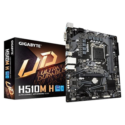 Gigabyte H510M H Ultra Durable DDR4 LGA1200 Micro ATX Used Motherboard - Computify.in