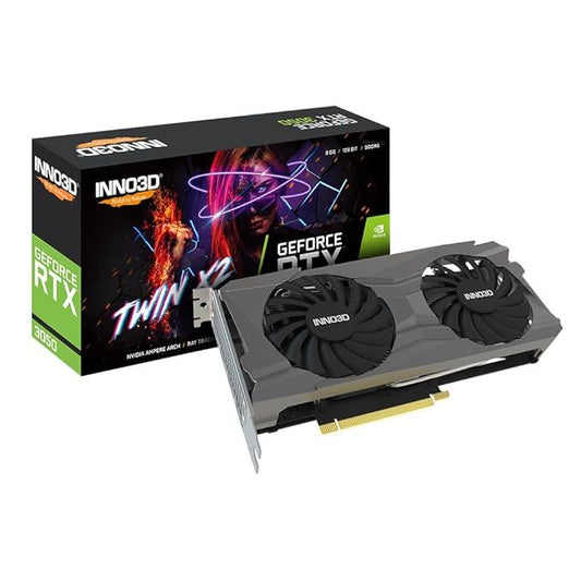 INNO3D Nvidia Geforce RTX 3050 6Gb Twin X2 New, Open Box GPU