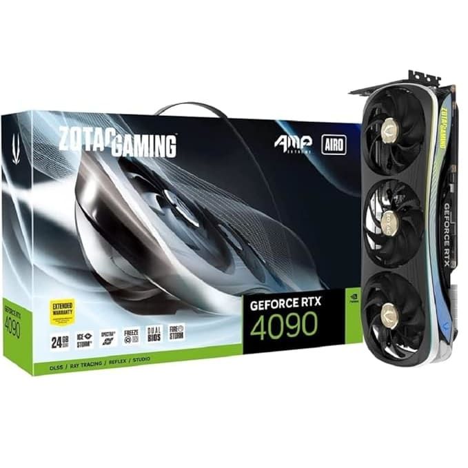 ZOTAC GAMING GeForce RTX 4090 AMP Extreme AIRO 24GB Open Box GPU