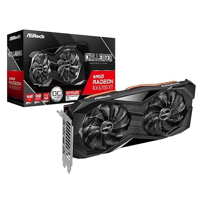 ASRock AMD Radeon RX 6700 XT Challenger D 12GB Used GPU