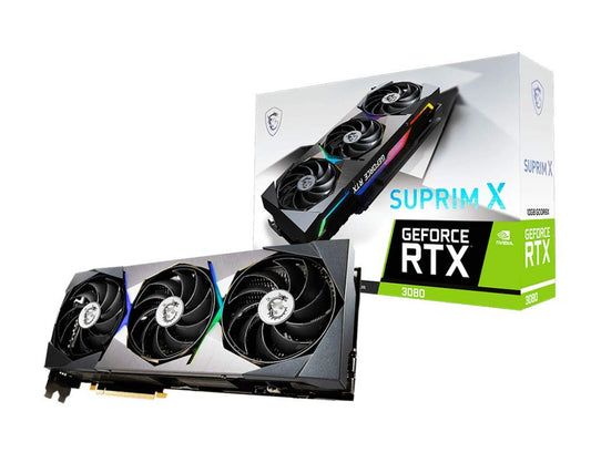 MSI GeForce RTX 3080 SUPRIM X 10GB Triple Fan ARGB Used GPU