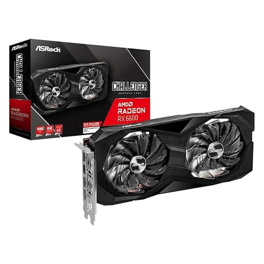 ASRock AMD Radeon Rx 6600 Challenger D 8GB Used GPU