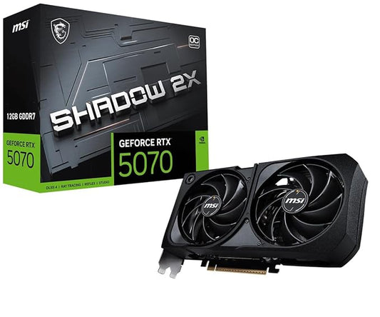 MSI GeForce RTX 5070 12GB Shadow 2X OC New, Open Box Graphics card