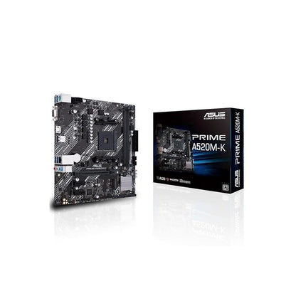 ASUS Prime A520M-K AM4 Socket DDR4 Used Motherboard