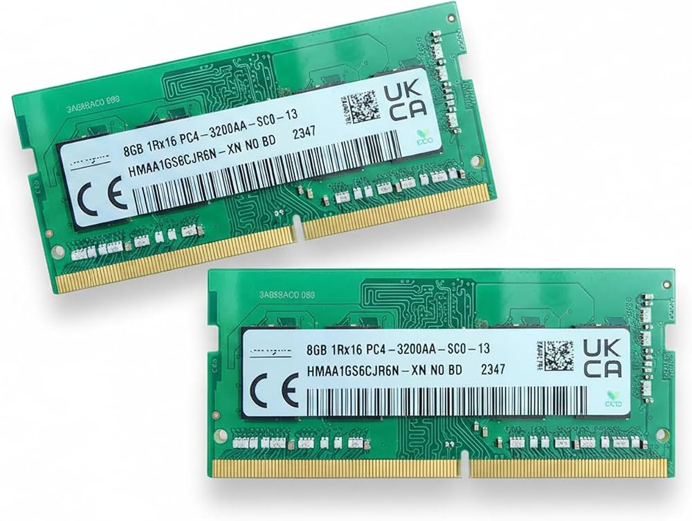 SK Hynix 32GB (16GBx2) DDR4 3200MHZ SODIMM Used Laptop RAM