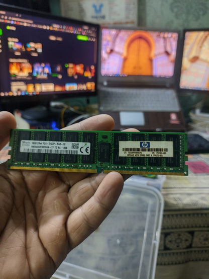 SK hynix 16GB DDR4 2133mhz ECC Registered server RAM (RDIMM) Used RAM