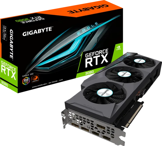 Gigabyte GeForce RTX 3080 Eagle GAMING OC 12GB Used GPU