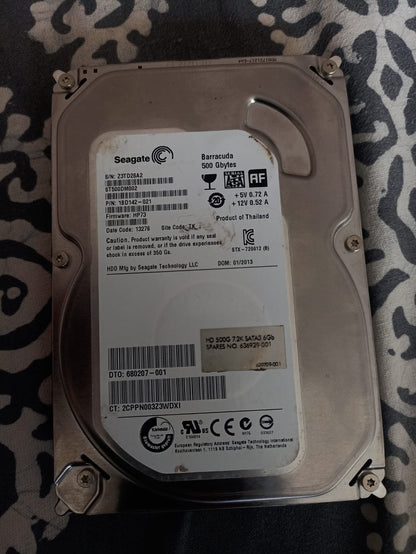 Seagate BarraCuda 500GB Internal HDD 3.5 inch Used HDD