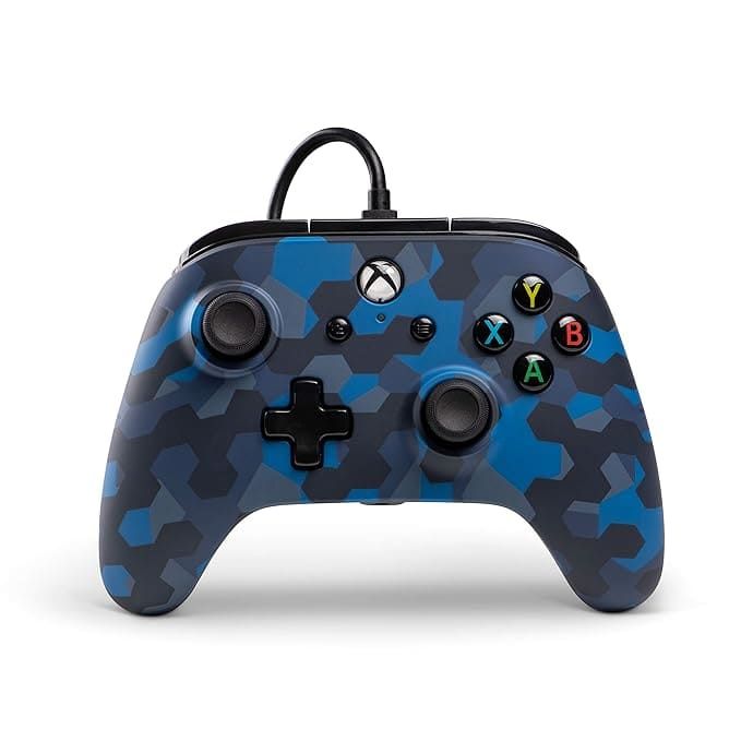 PowerA Wired Controller for Xbox One, One S, One X & Windows 10  Stealth Blue Camo Used Controller - Computify.in