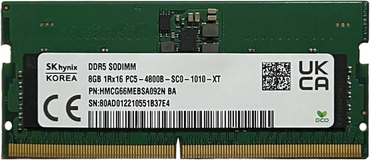 SK Hynix 16GB (8GBx2) DDR5 4800MHZ SODIMM Used Laptop RAM