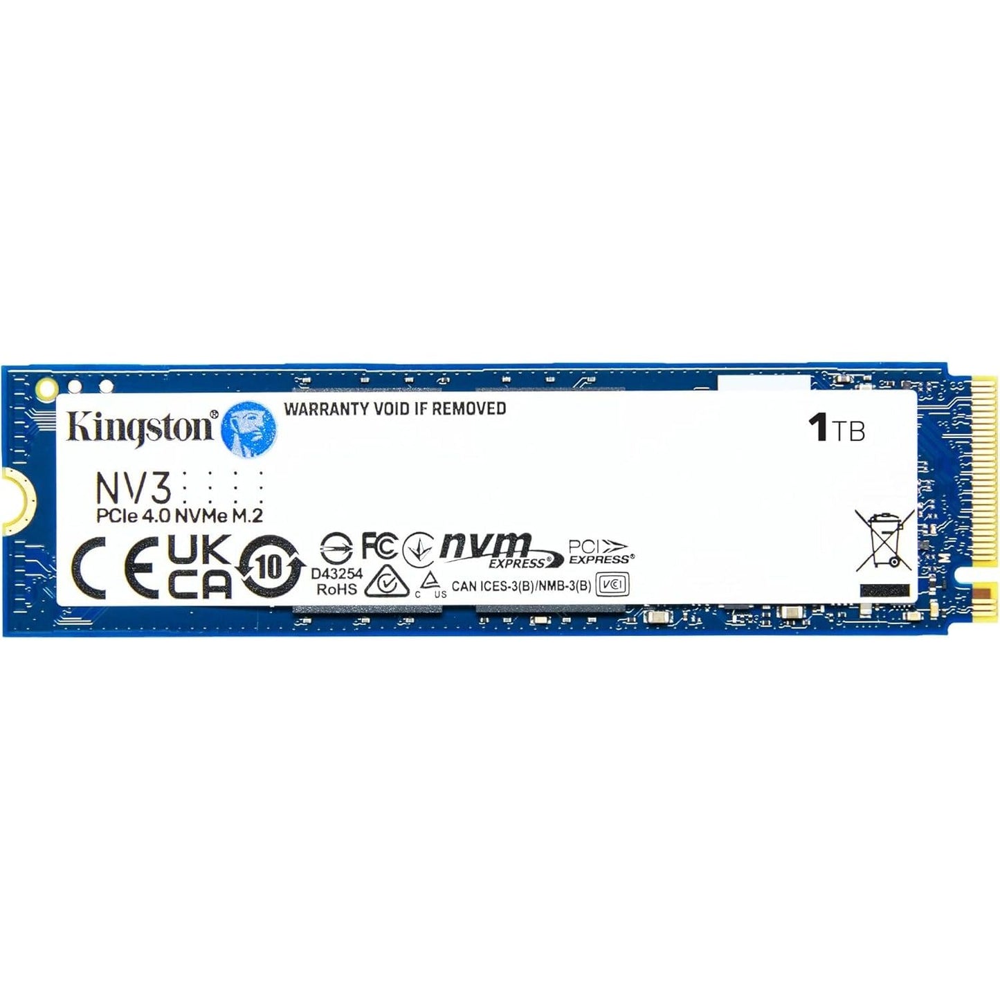 Kingston NV3 1TB GEN4 NVMe M.2 (2280) Internal SSD With Enclosure Used SSD