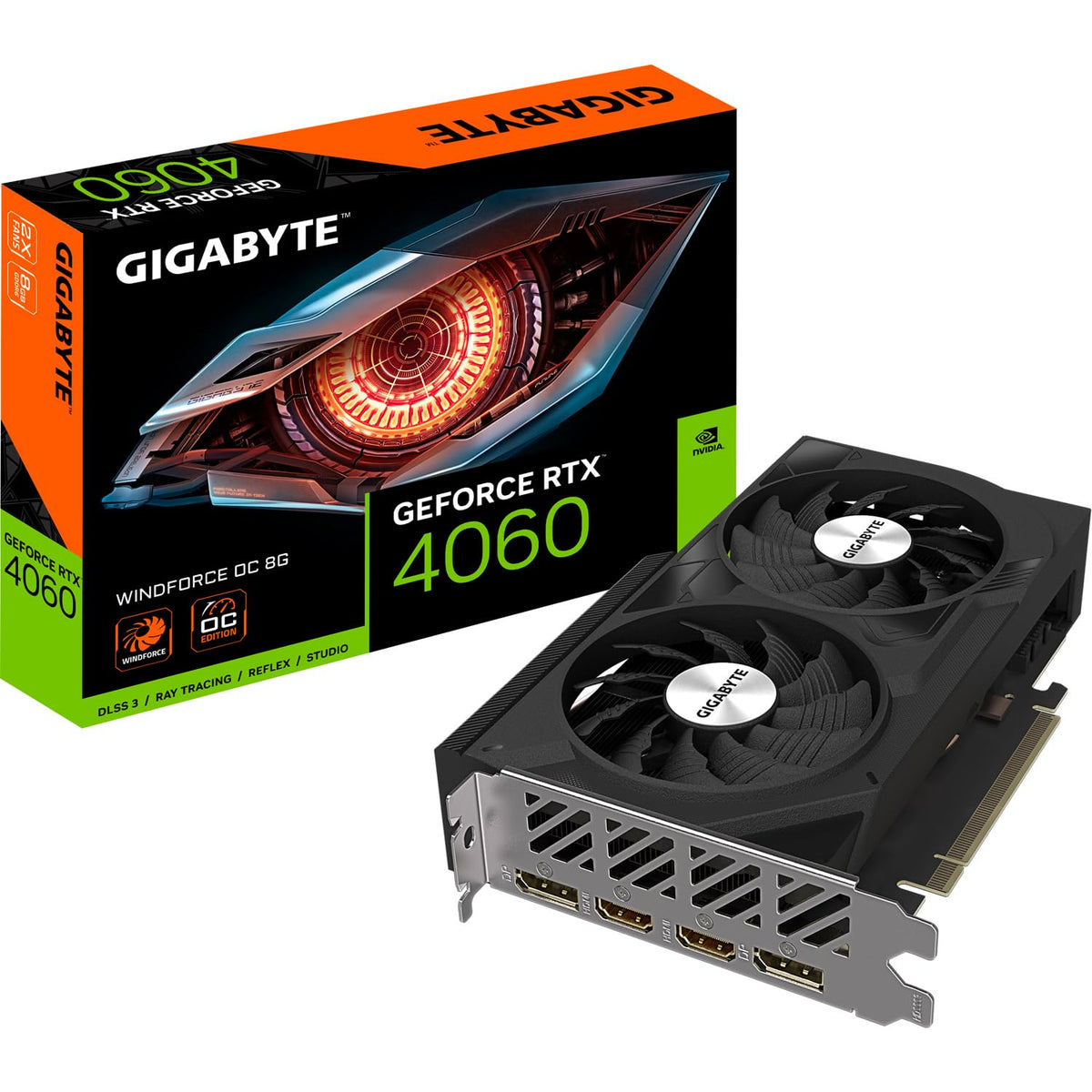 Gigabyte GeForce RTX 4060 8GB Windforce OC Used GPU
