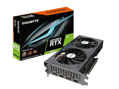 GIGABYTE GeForce RTX 3060 Eagle OC Edition 12GB 2X WINDFORCE Fans Used GPU
