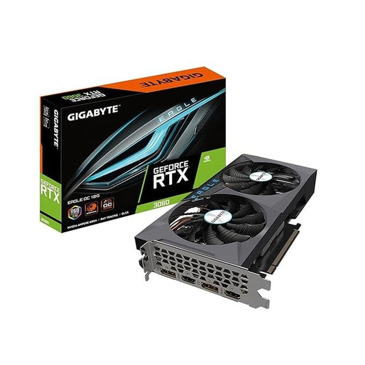 GIGABYTE GeForce RTX 3060 Eagle OC Edition 12GB 2X WINDFORCE Fans Used GPU - Computify.in
