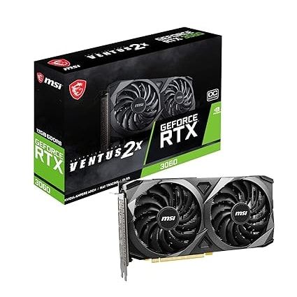MSI GeForce RTX 3060 Ventus 2X 12GB OC Used GPU (Under Warranty)