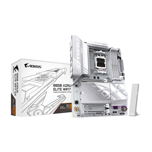 GIGABYTE B850 AORUS ELITE WIFI7 ICE ATX AM5 Used Motherboard