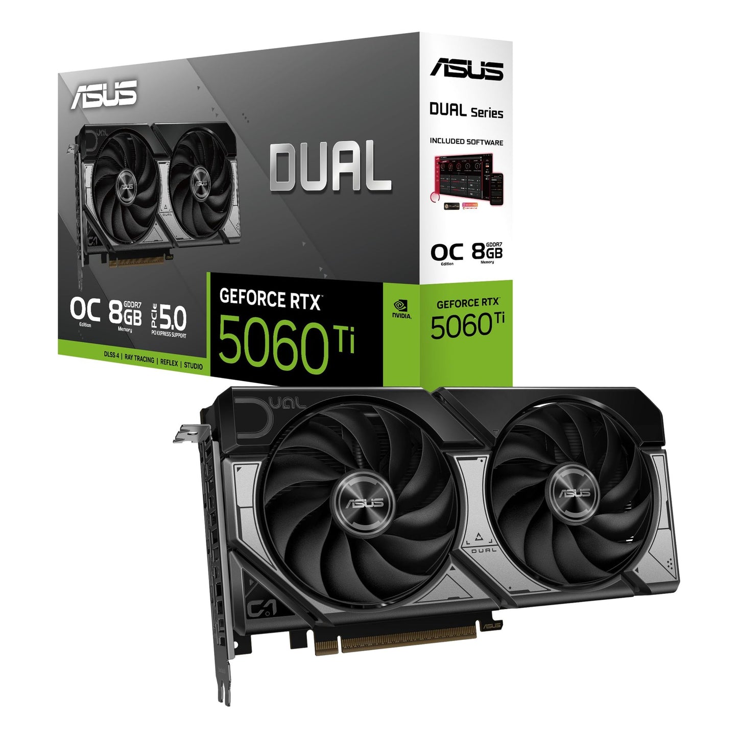ASUS Dual GeForce RTX 5060 Ti OC Edition 8GB Used GPU