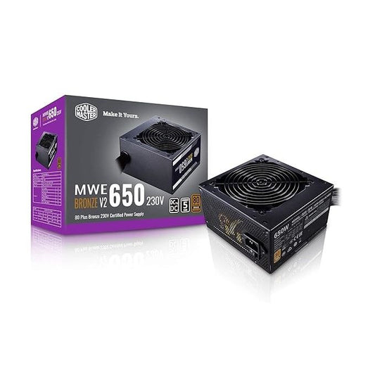 Cooler Master MWE 650 V2 80 Plus Bronze Certified 650 Watts Used PSU