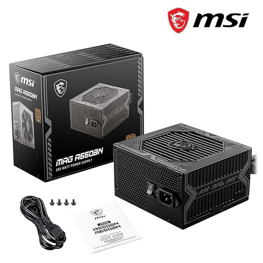 MSI MAG A550BN 550Watts 80+ Bronze Used PSU
