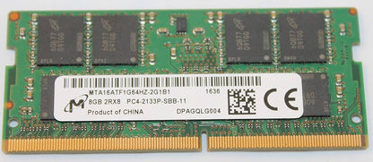 Micron 8GB DDR4 2133MHZ SODIMM Used Laptop RAM