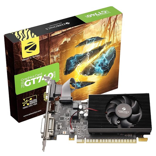 Zebronics GT 740 4GB DDR3 Brand new open Box GPU