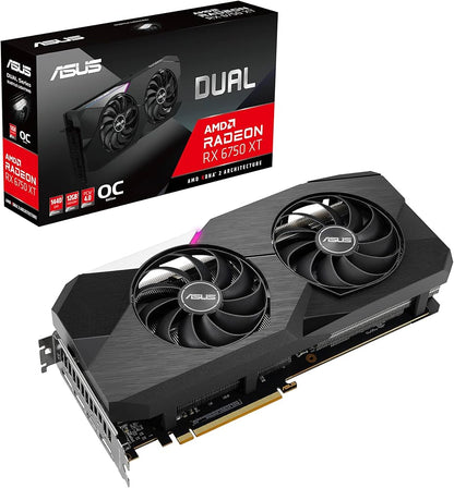 ASUS Dual AMD Radeon RX 6750 XT 12GB Used GPU