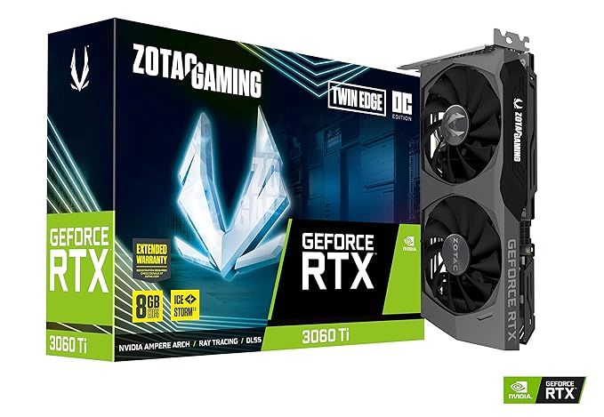 ZOTAC RTX 3060Ti Twin Edge 8GB Used GPU
