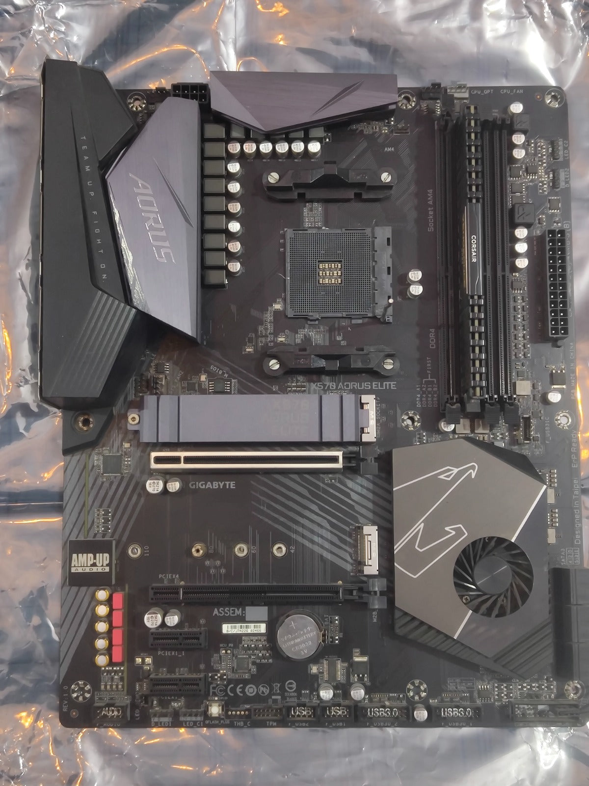 AMD Ryzen 7 3700X 8 Core 16 Threads + Gigabyte X570 Aorus Elite (Processor+Motherboard) Used Combo