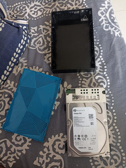 Seagate 4TB BarraCuda SATA Internal HDD 3.5 inch With Enclosure BackUp Drive Used HDD