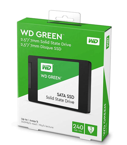 Western Digital WD Green SATA III 2.5" 240GB Internal SSD  Used SSD