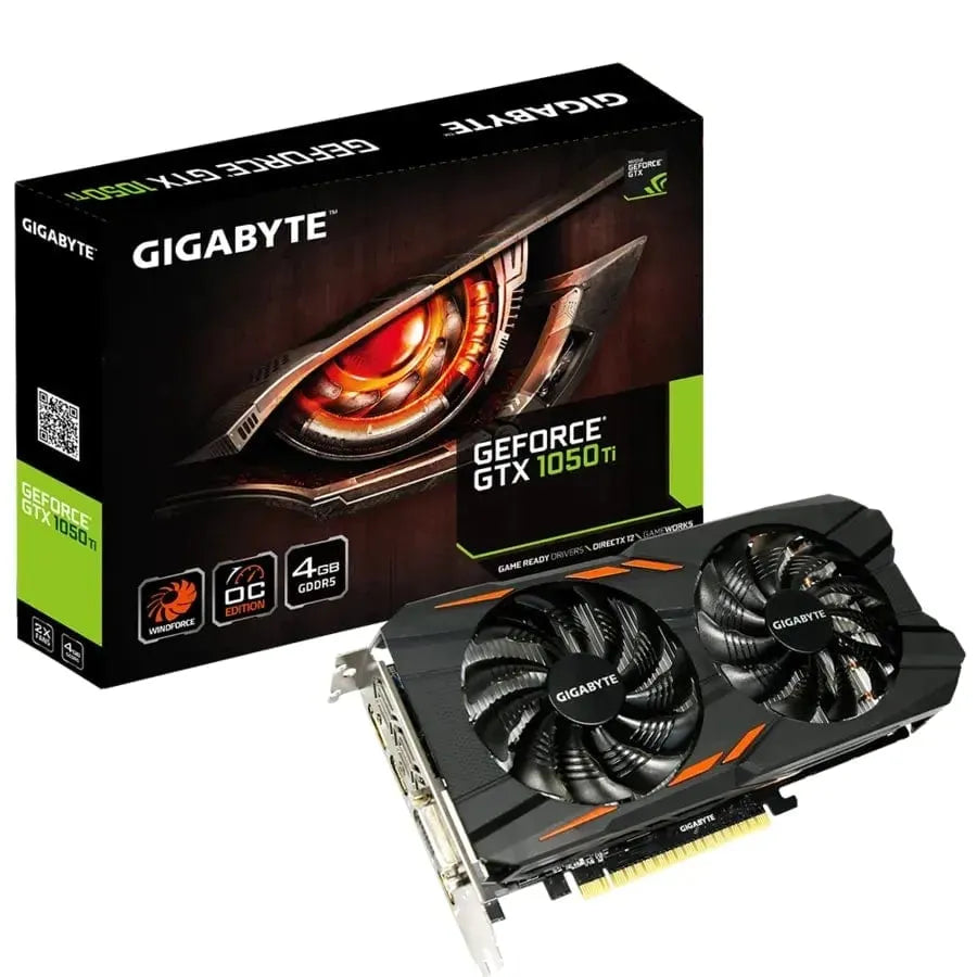 Gigabyte GeForce GTX 1050 Ti Windforce OC 4GB Used GPU - Computify.in