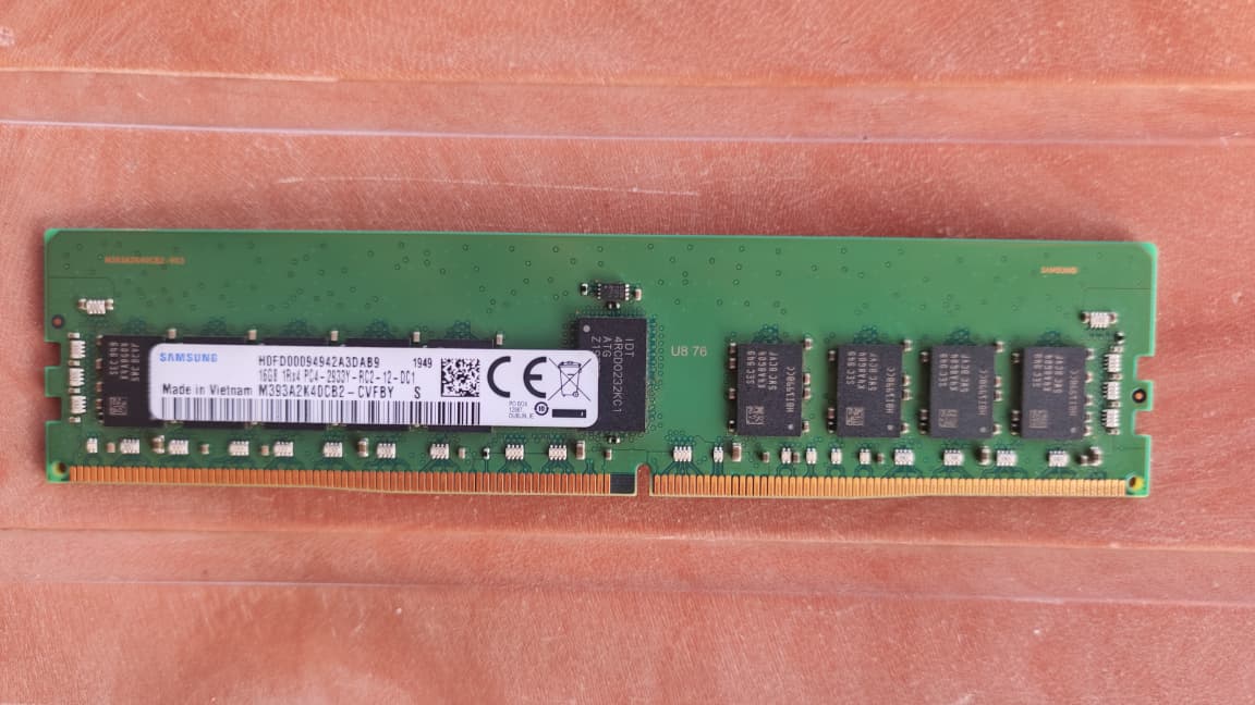 Buy the Samsung 16GB DDR4 2933MHZ ECC server ram Used RAM