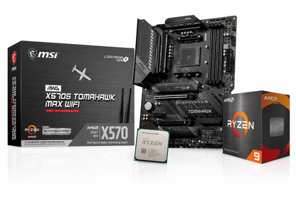 AMD Ryzen 9 5900X 12 Core 24 Threads + MSI MAG X570S Tomahawk MAX WiFi Gaming (Processor+motherboard) Used combo