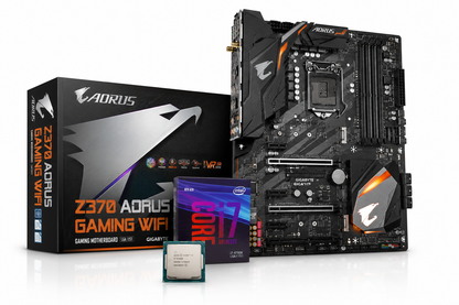 Intel Core i7-8700k + GIGABYTE Z370 AORUS GAMING WIFI (Processor+Motherboard) Used COMBO