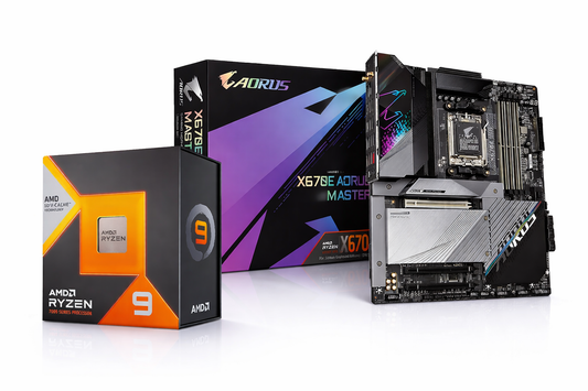 AMD Ryzen 9 7950X3D 16 Core 32 Threads + Gigabyte X670E Aorus MASTER (Processor+motherboard) Used combo