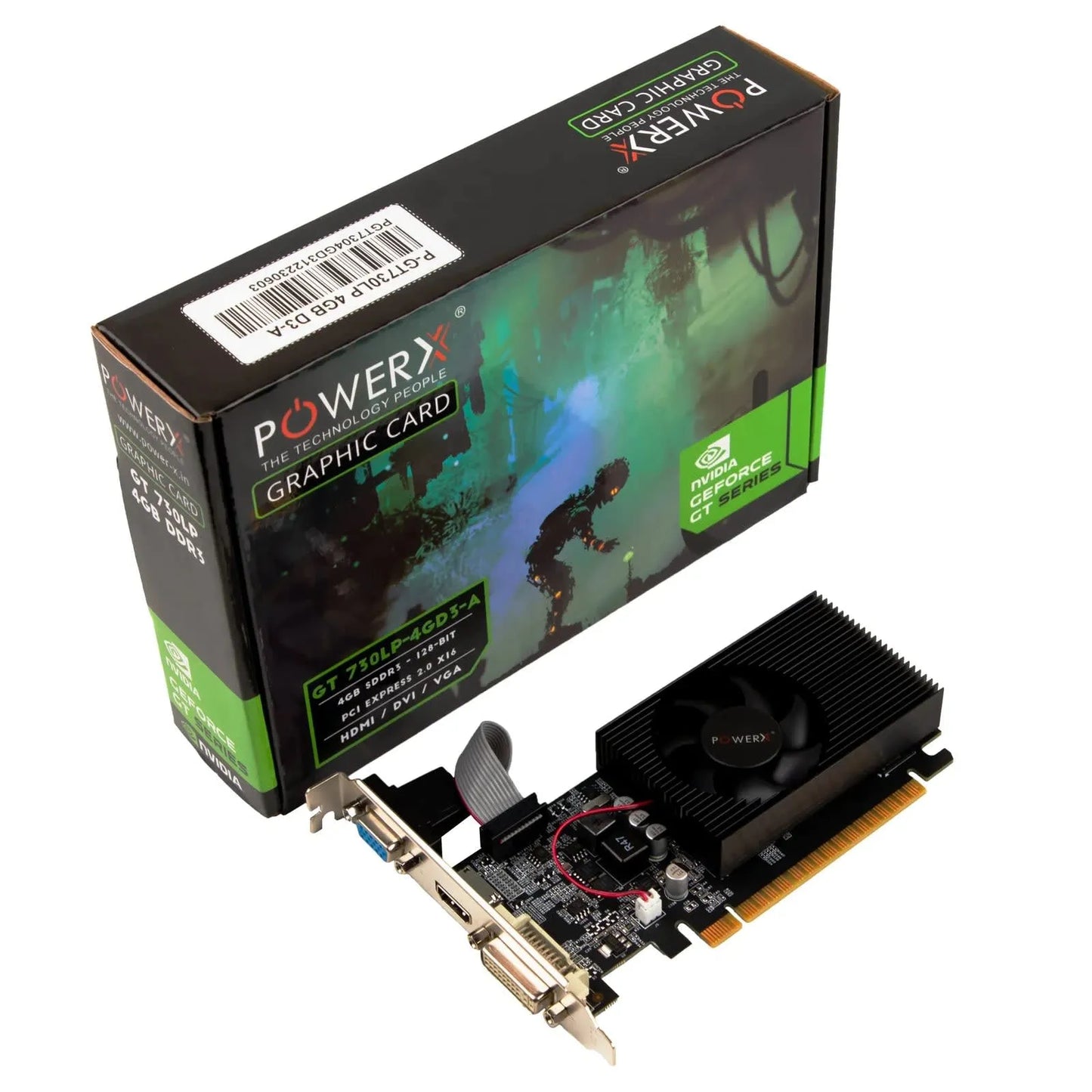 PowerX Nvidia GEFORCE GT 730 4GB DDR3 Used GPU