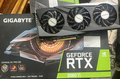 Gigabyte RTX 3060 Ti Gaming OC D6X 8GB Used GPU