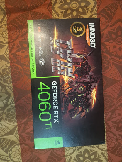 Inno3D GeForce RTX 4060 Ti 16GB TwinX2 OC Used GPU