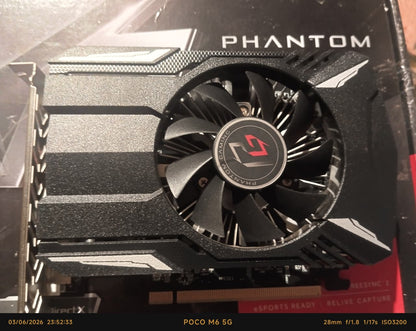 ASRock RX 550 Phantom Gaming 4GB GDDR5 Used GPU