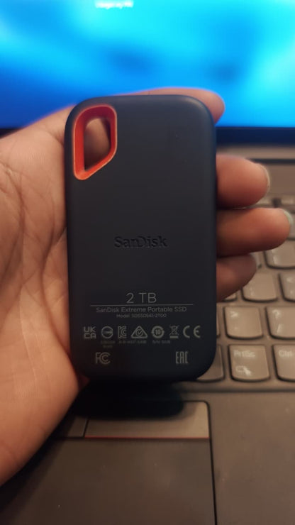 SANDISK Extreme Portable 2TB External drive Used SSD